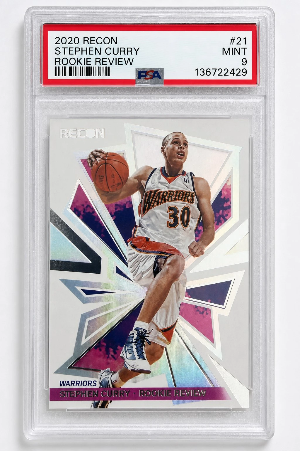 2020, Panini/Recon, Rookie Review, Stephen Curry, #21